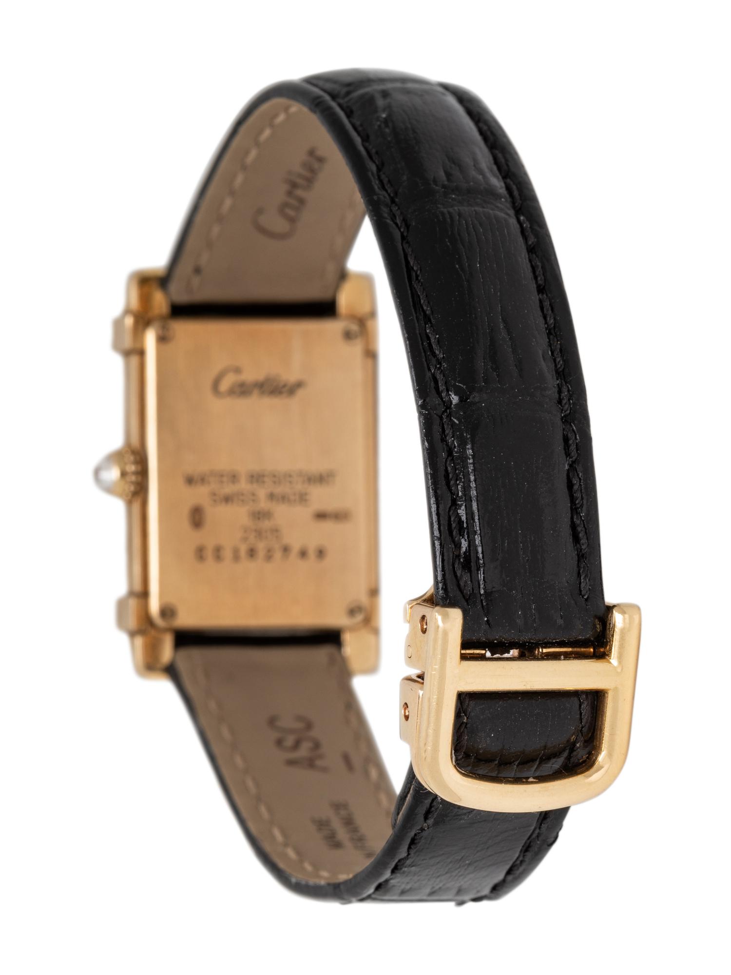 CARTIER, REF. 2305 YELLOW GOLD AND DIAMOND 'TANK CHINOISE' WATCH