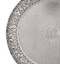 An American Silver Repoussé Tray