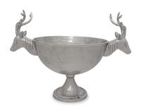 Three Stag-Theme Cast Metal Bottle Coolers