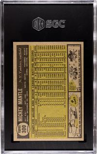 A Complete Set of 1961 Topps Baseball Cards Including SGC Graded Key Cards (589/589),