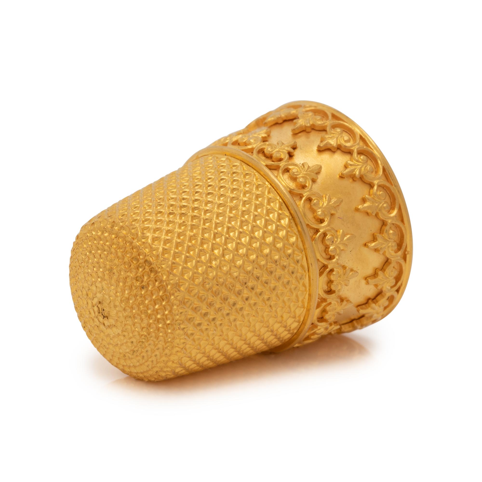 YELLOW GOLD THIMBLE