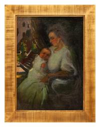 Portrait of Mother and Child