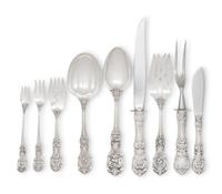 A Reed and Barton Francis I Silver Flatware Service