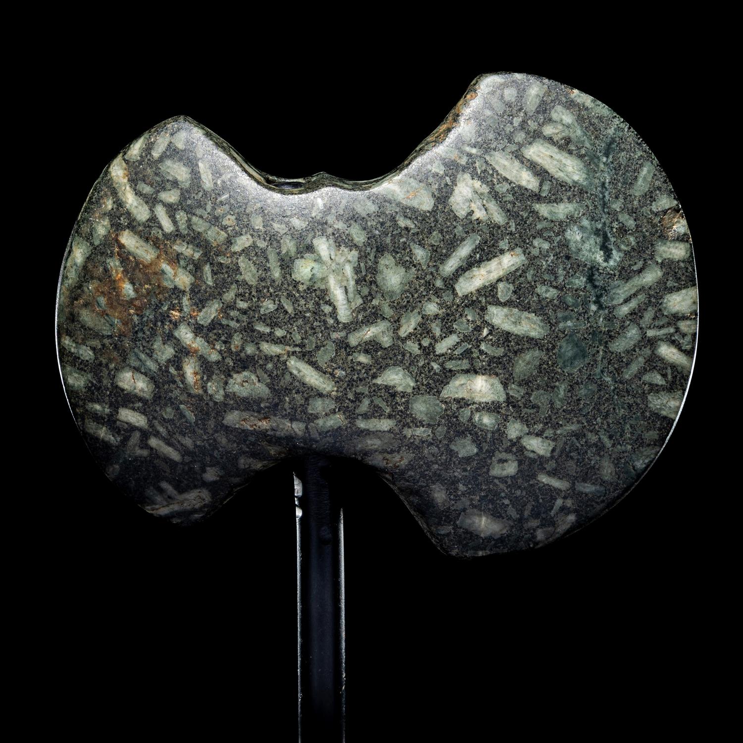 A Near Eastern Porphyry Axe Head