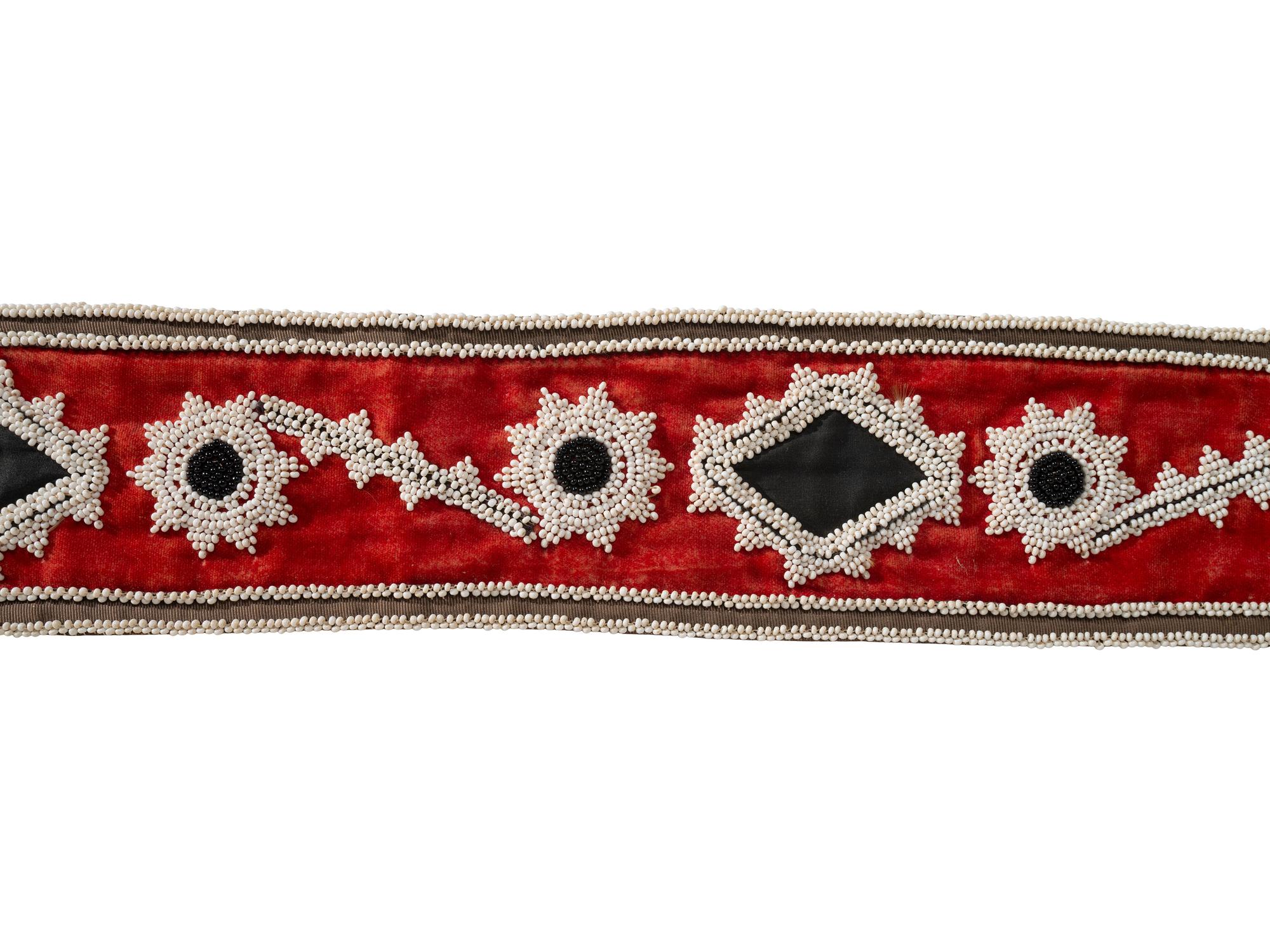 Rosie Frazier (Choctaw, b. 1907) — Beaded Strip