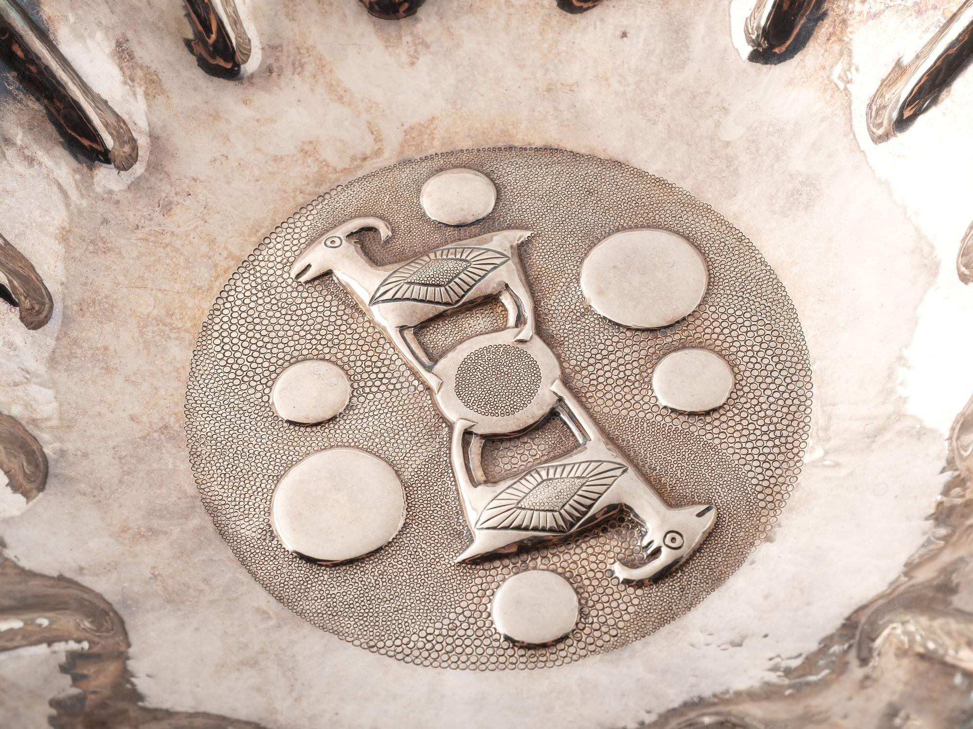 Southwestern-style Silver Bowl