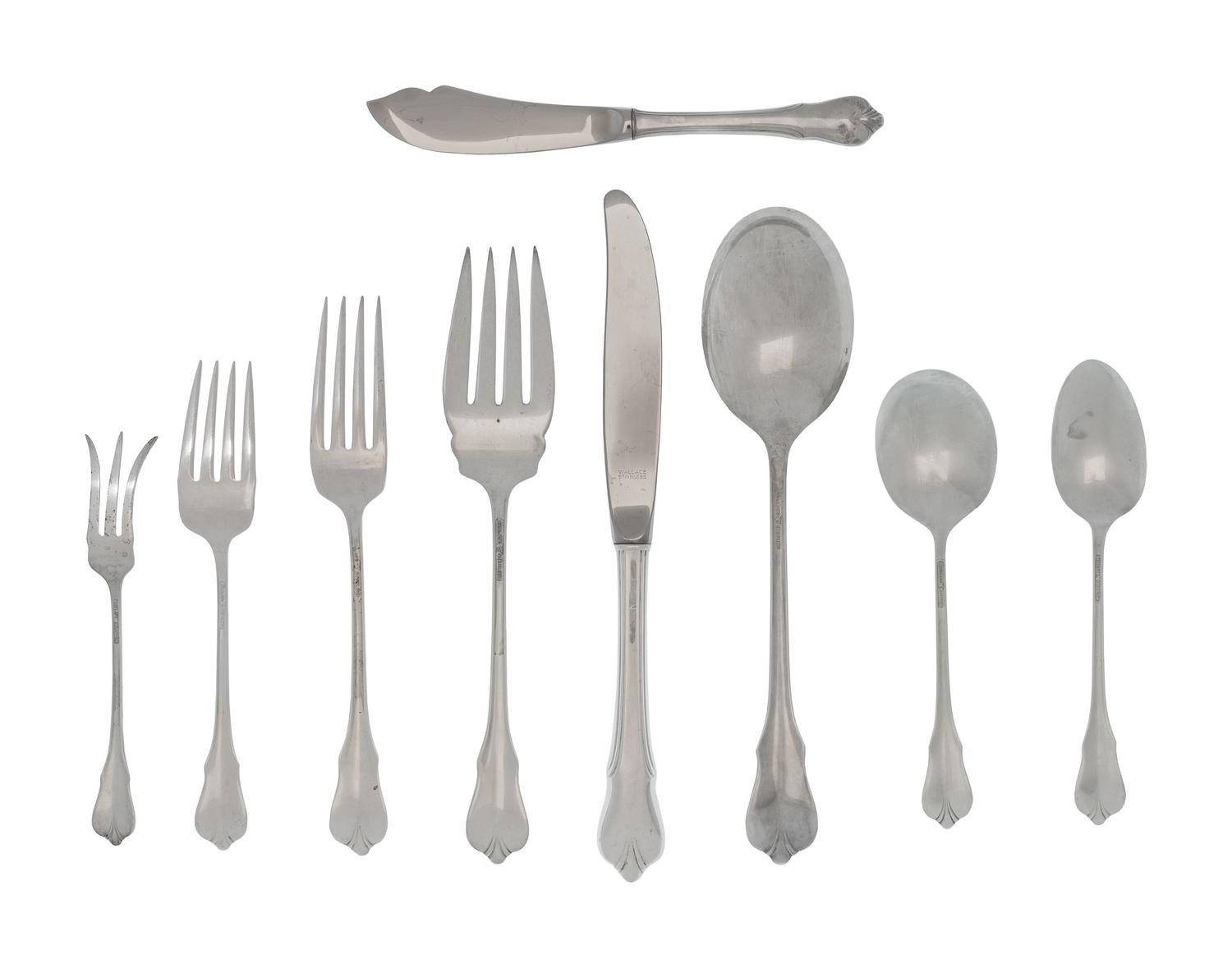 An American Silver Flatware Service