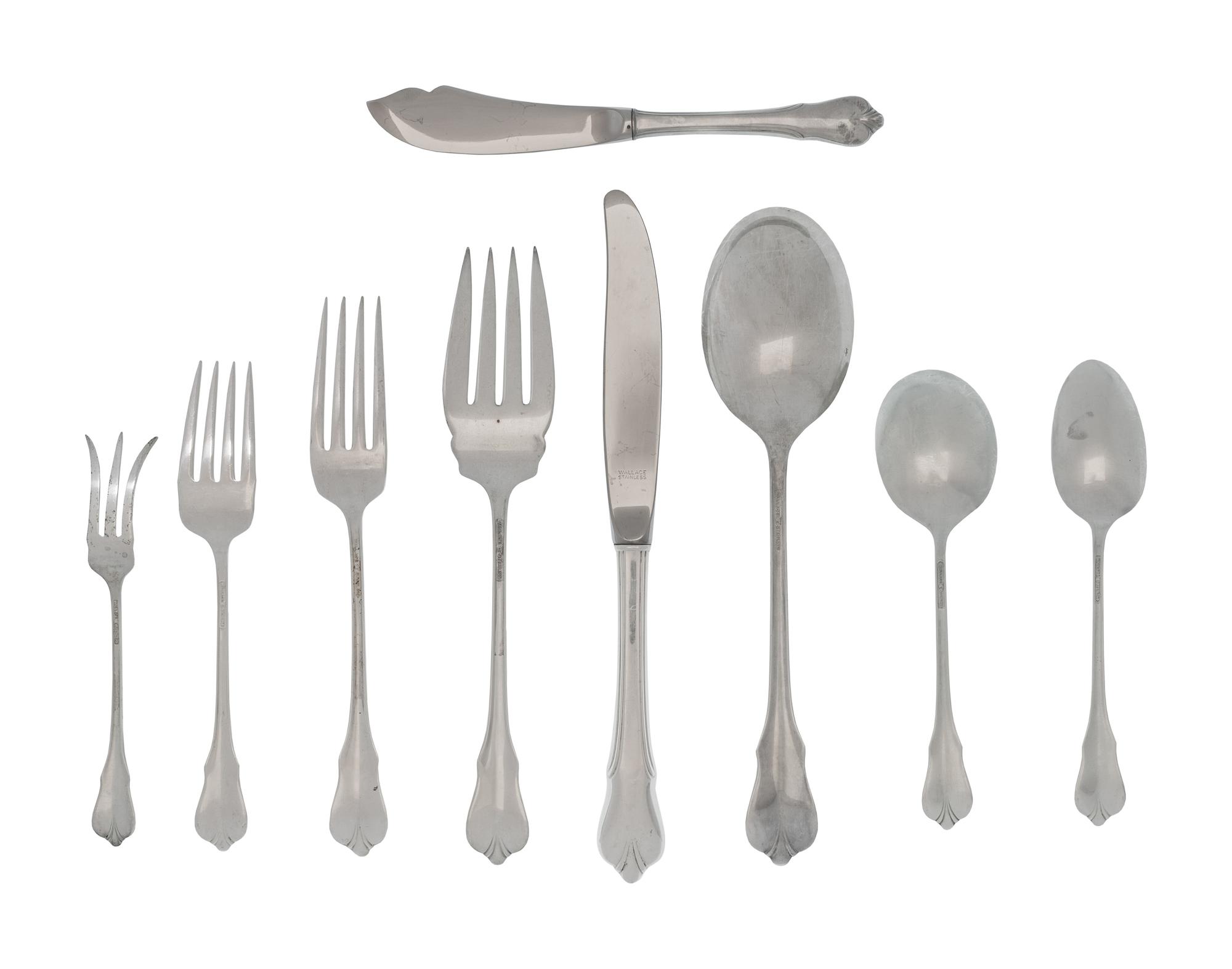 An American Silver Flatware Service