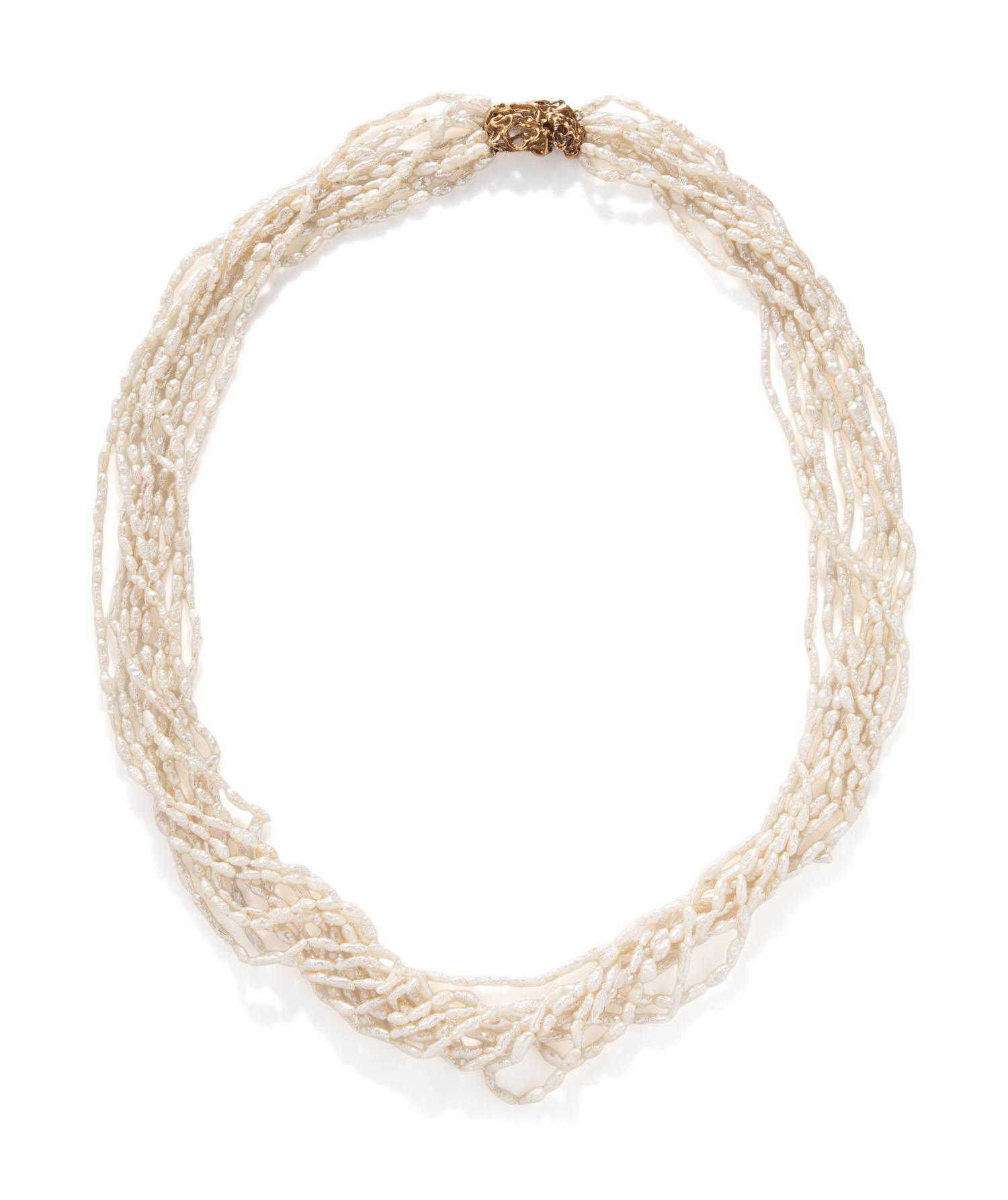 ARTHUR KING, MULTISTRAND FRESHWATER CULTURED PEARL NECKLACE