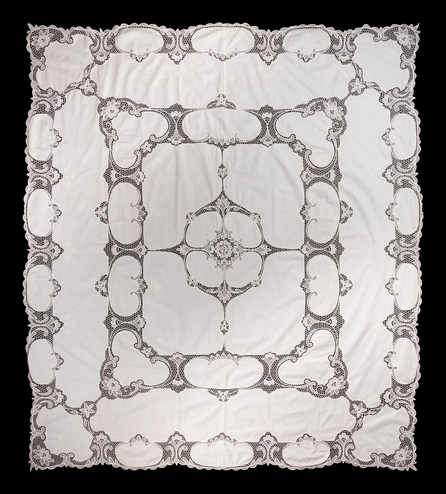 Collection of Six Cotton and Linen Lace Items