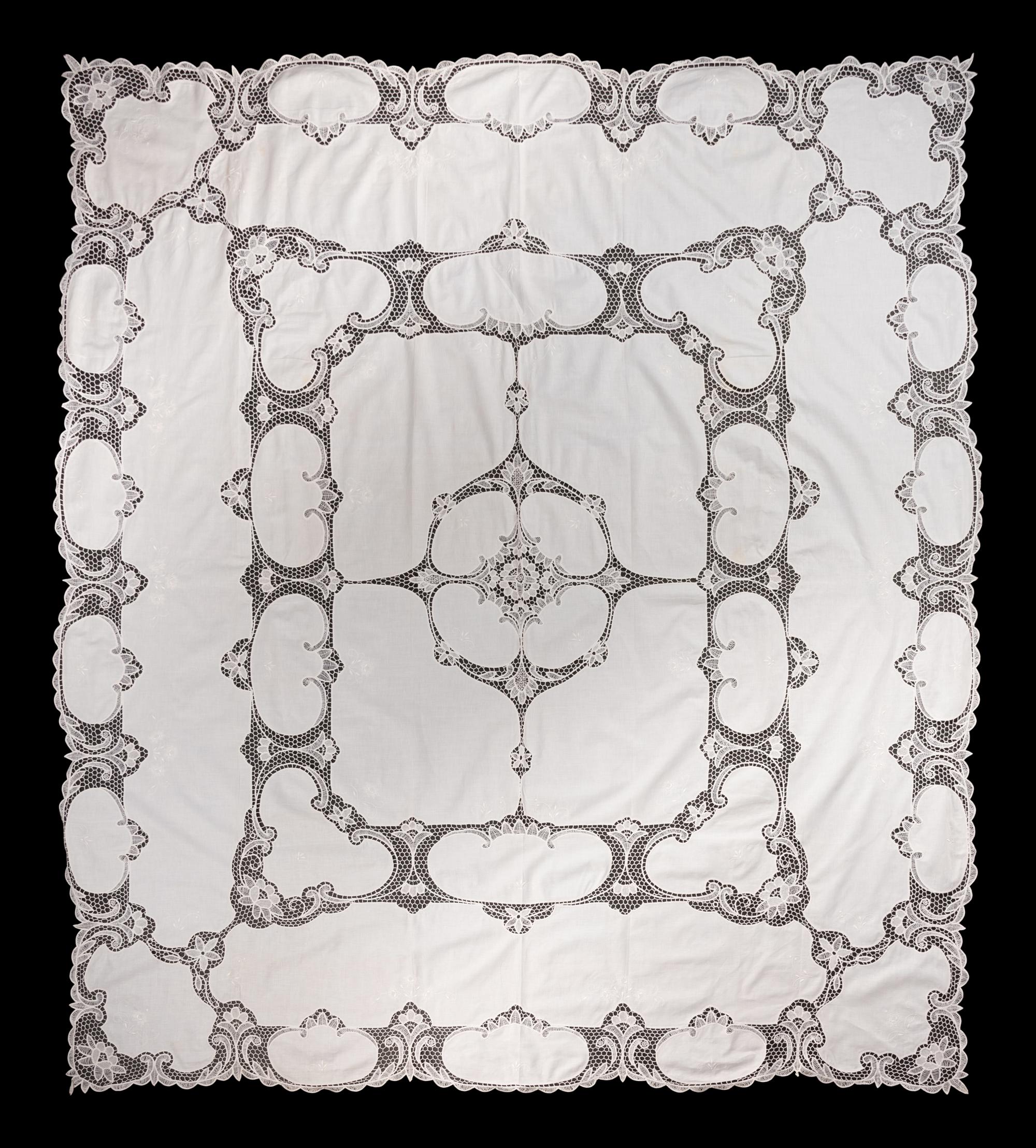 Collection of Six Cotton and Linen Lace Items