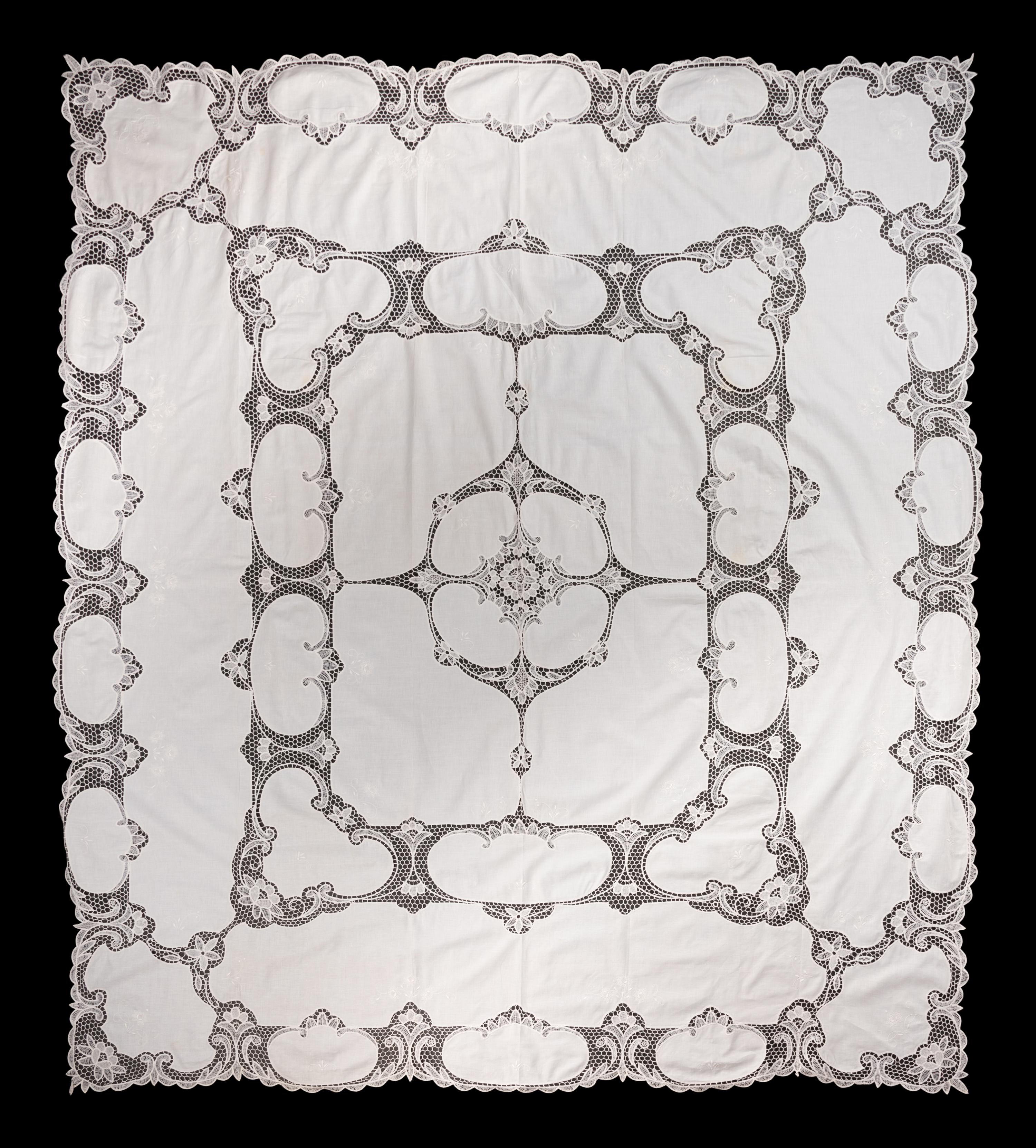 Collection of Six Cotton and Linen Lace Items