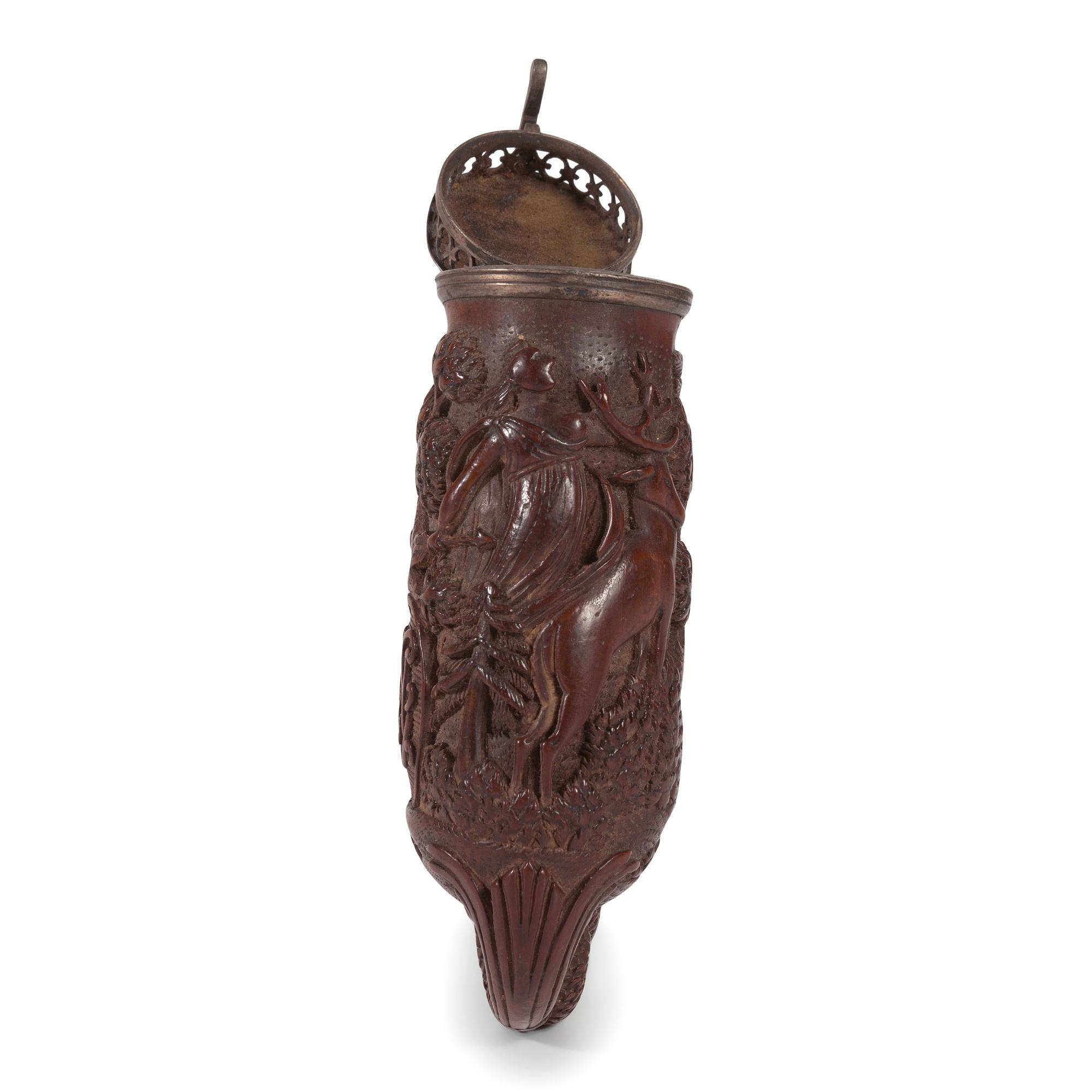 A Finely Carved German Black Forest Pipe