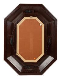 A Pair of Reverse Painted Glass Mirrors — 20TH CENTURY