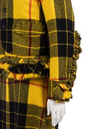 Comme des Garçons Yellow Tartan Plaid Ensemble, Fall 2000