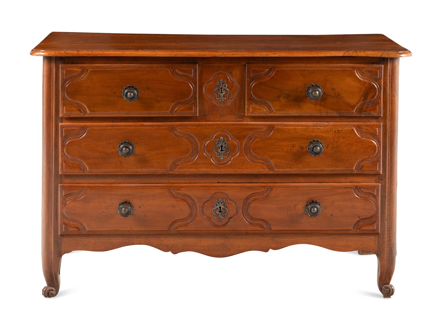 A French Provincial Walnut Commode