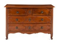 A French Provincial Walnut Commode