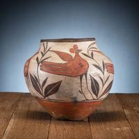 Zia Polychrome Pottery Olla