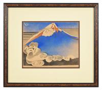 Two Works: Mountain Scene I; t ogether with Mountain Scene II (2)