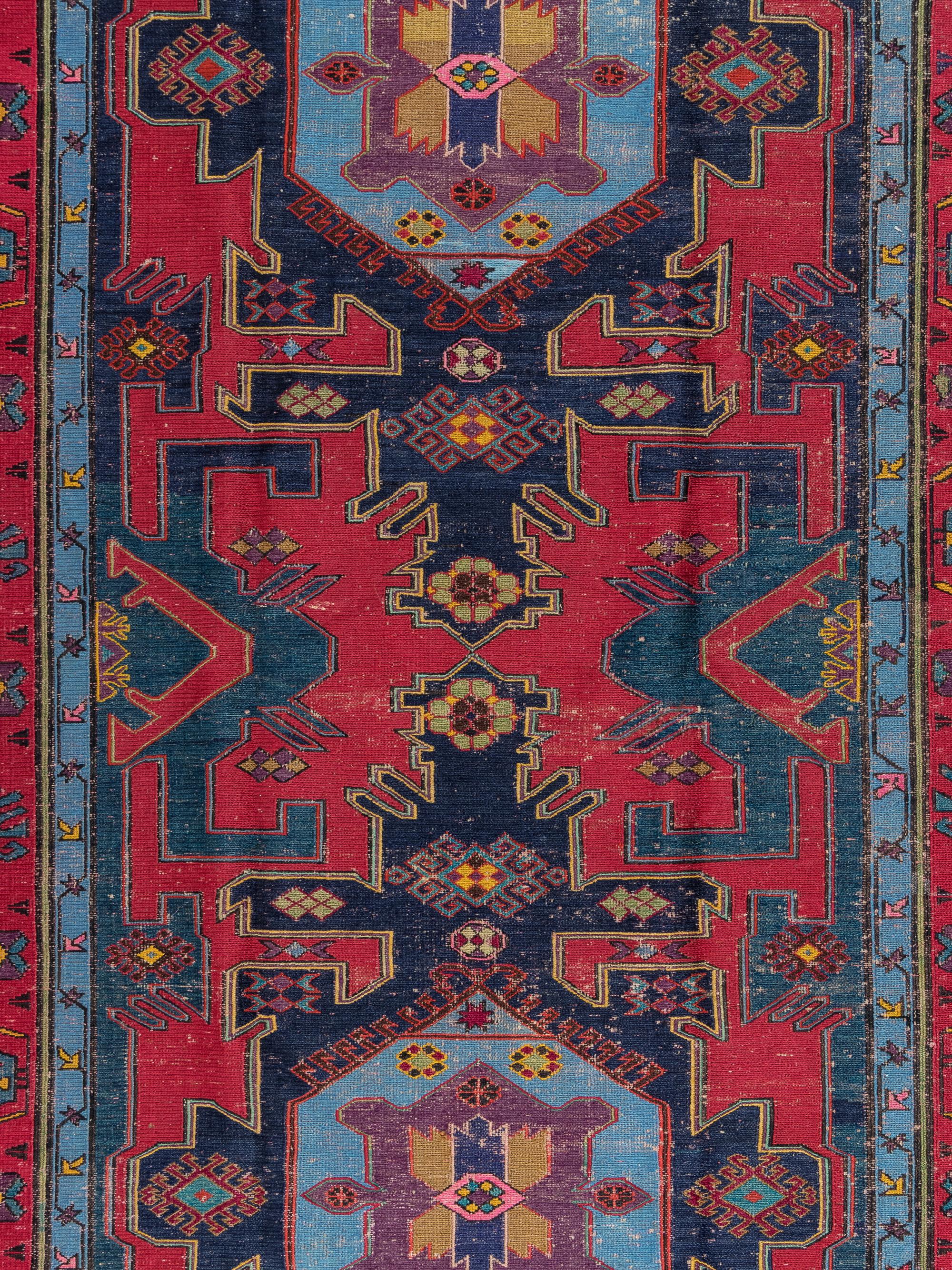 A Turkish Azeri Wool Rug