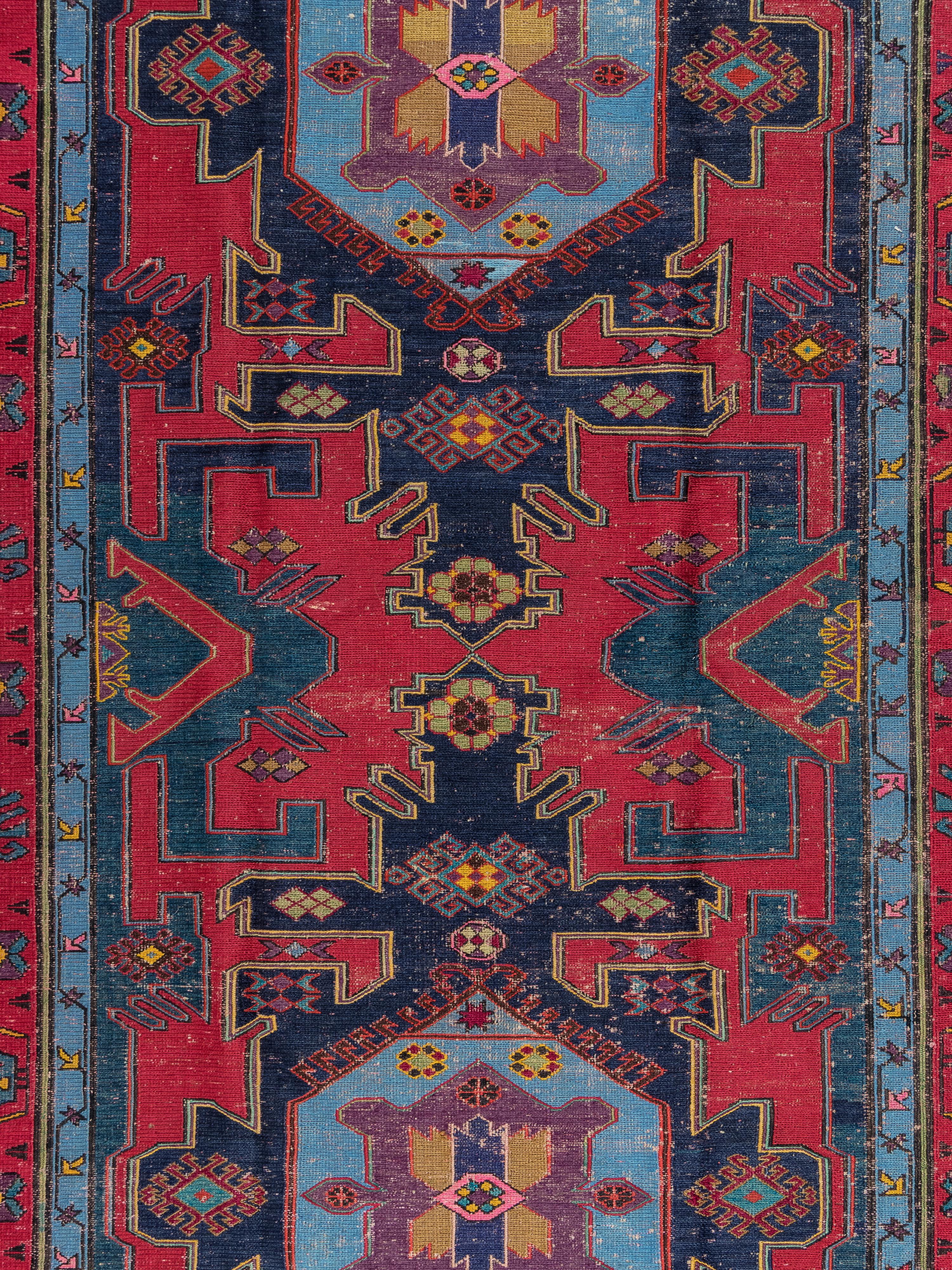 A Turkish Azeri Wool Rug
