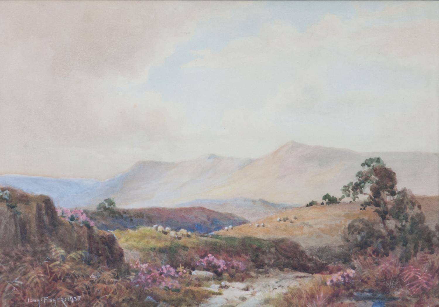 Joshua Fisher, (British, 1859-1930), Mountain Landscape