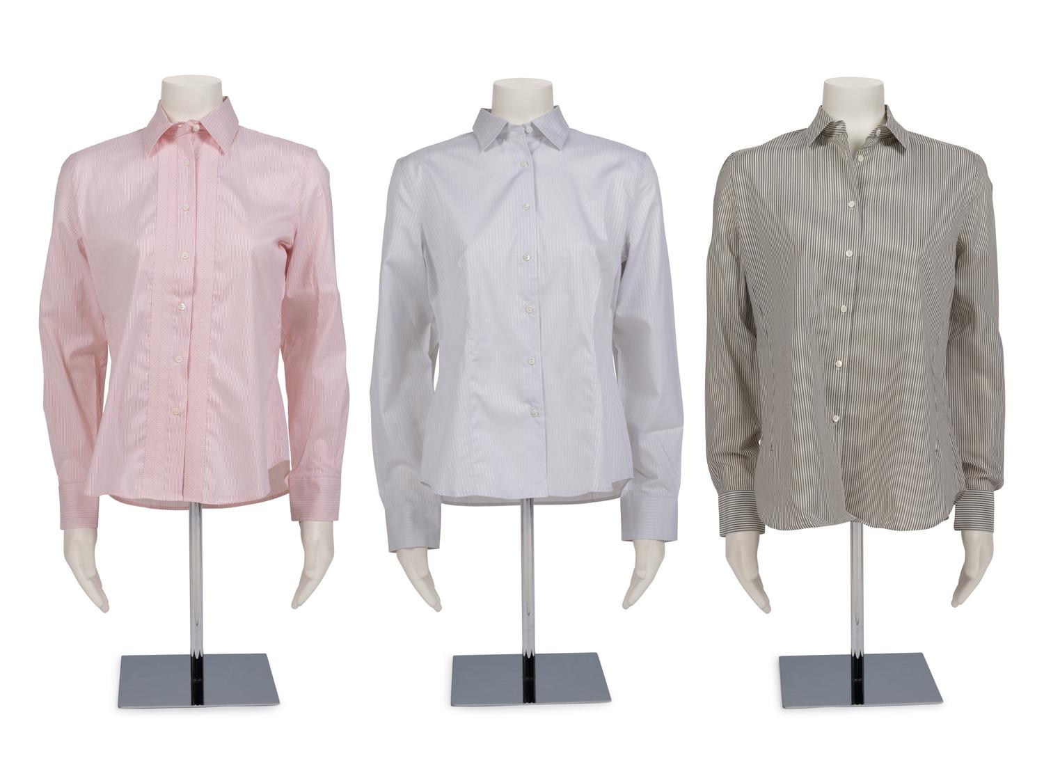 Three Loro Piana Cotton Dress Shirts, 2000s