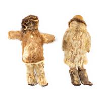 Diomede Island Carved Dolls