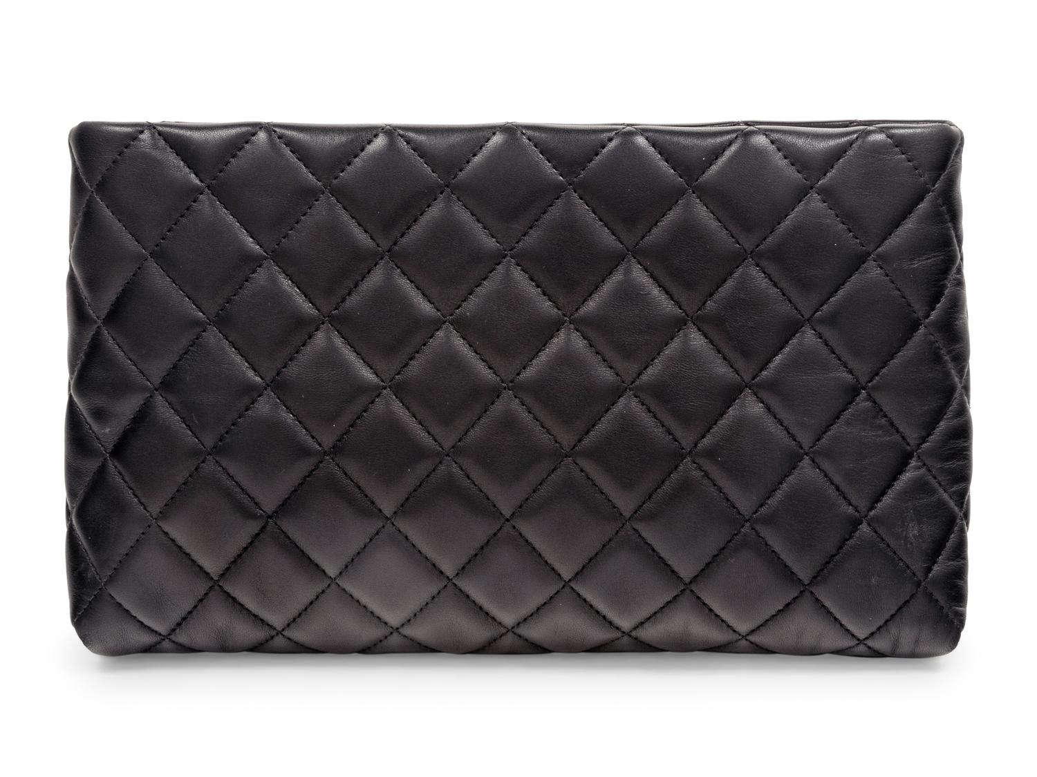 Chanel Quilted Leather Clutch, 2012