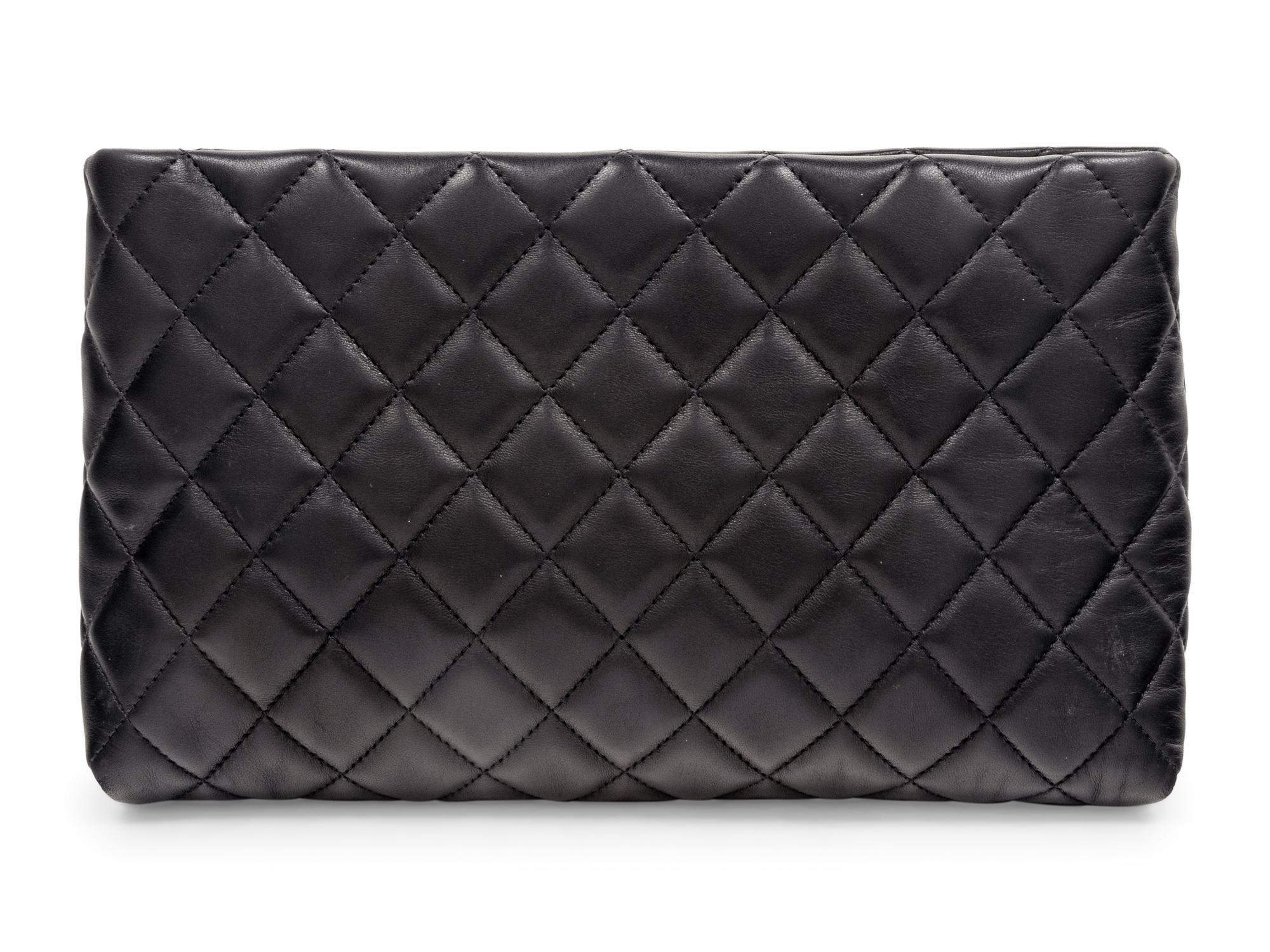 Chanel Quilted Leather Clutch, 2012