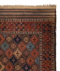 A Caucasian Wool Rug and an Afghan Wool Rug