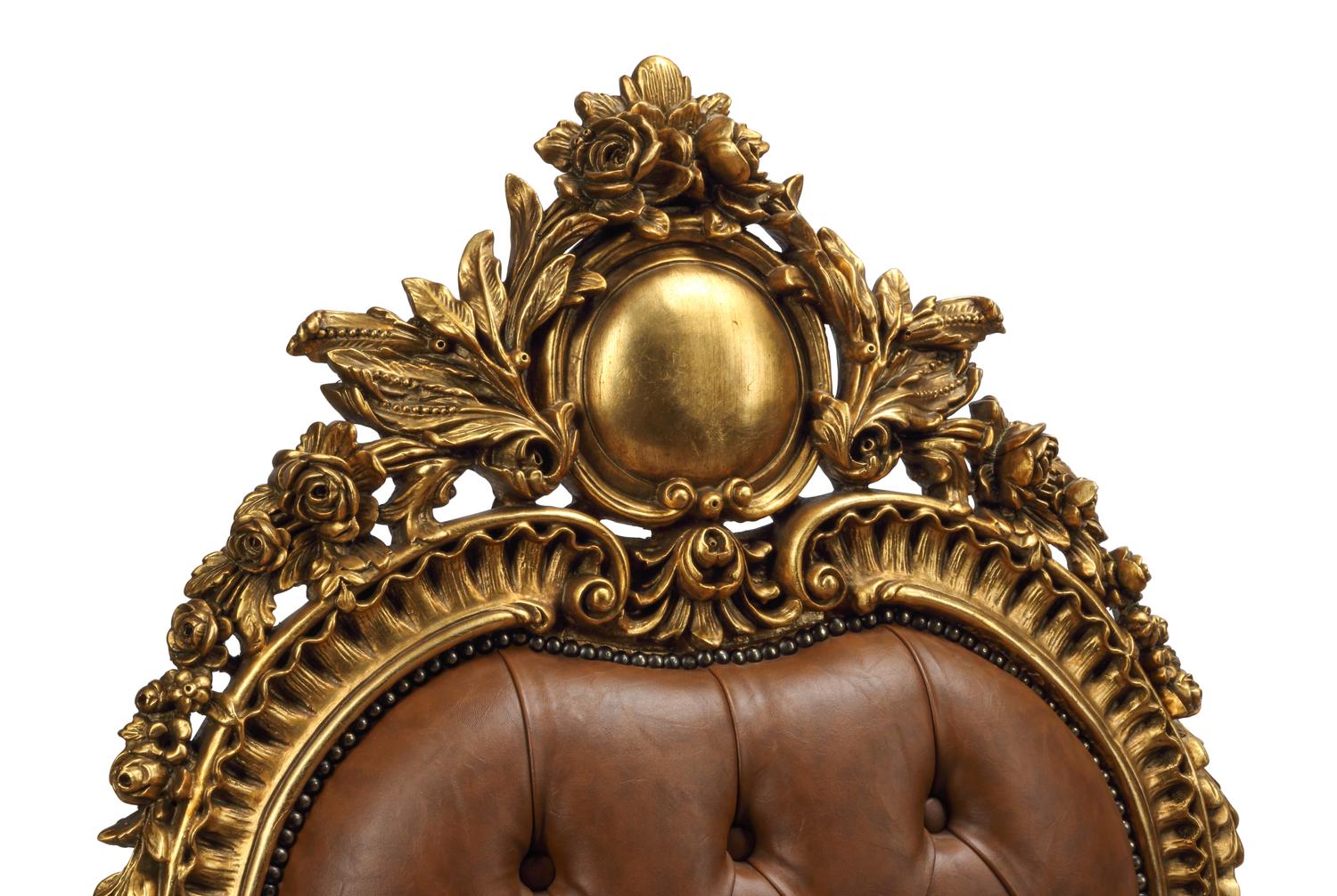 A Pair of Régence Style Giltwood Fauteuils