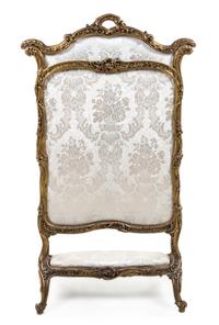 A Louis XV Style Giltwood Firescreen Height 55 5/8 inches. — LATE 19TH/EARLY 20TH CENTURY