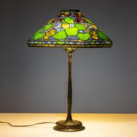 Table lamp with Geranium shade