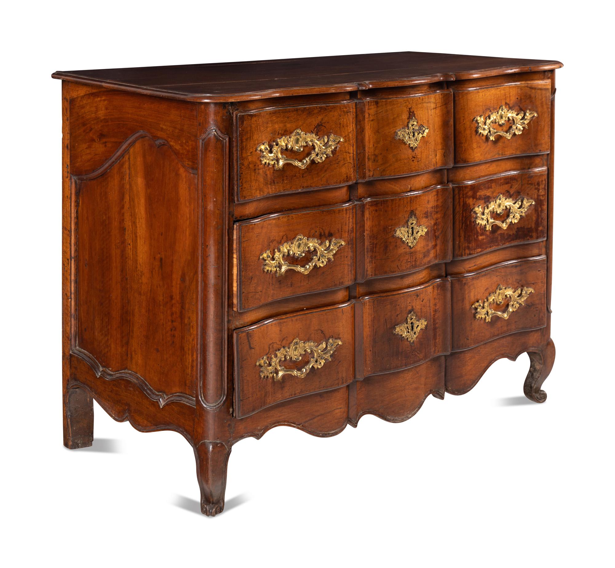 A Provincial Régence Walnut Commode