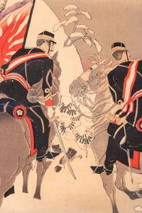 Toshiaki Nakazawa (1864-1921), Yousai Nobukazu (1872-1944) and Three Others
