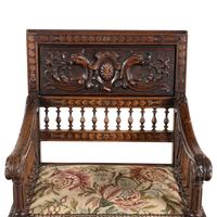 A French Baroque Oak Armchair
