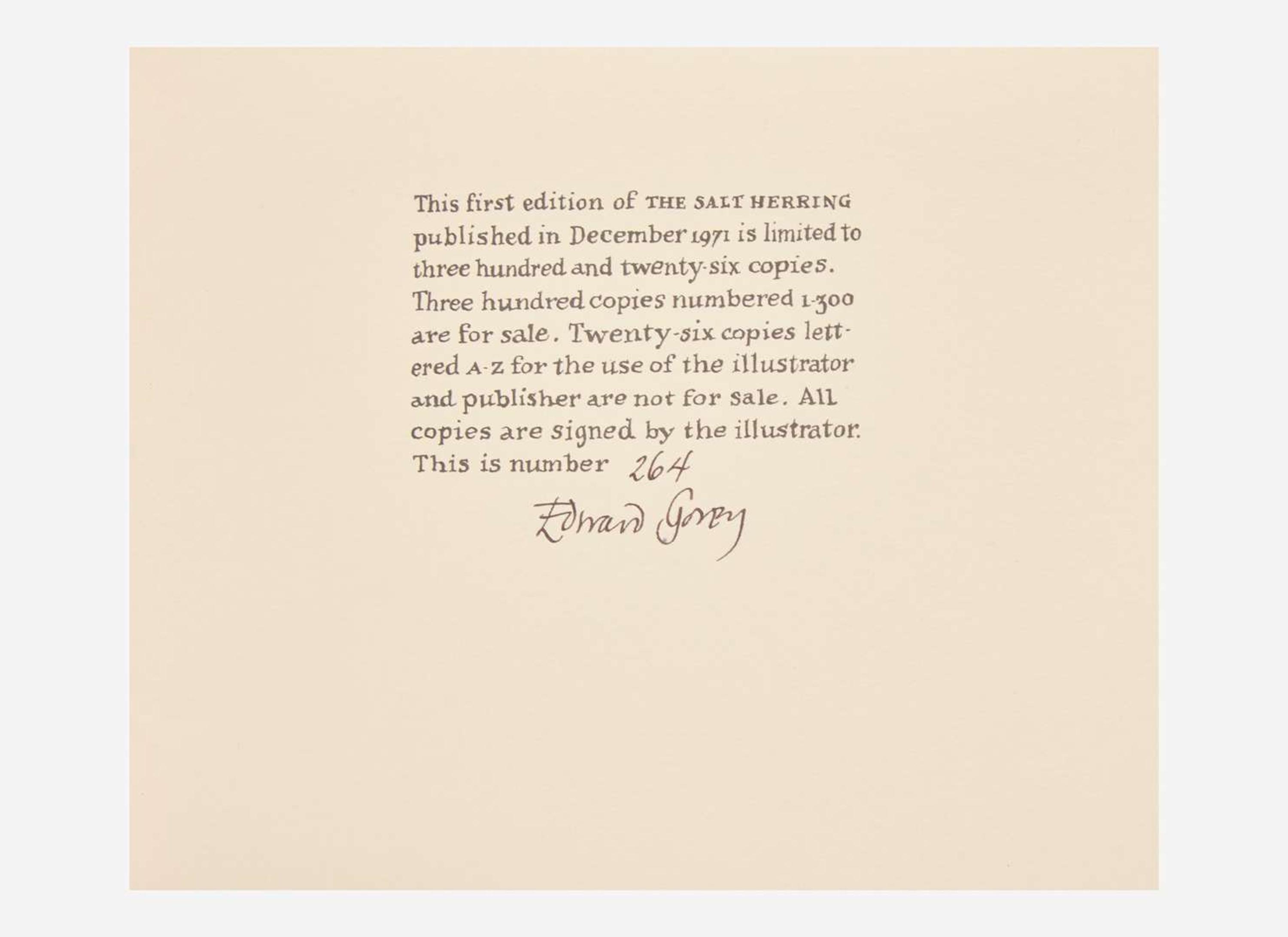 [Children's & Illustrated] Gorey, Edward: Group of 7 Signed Gotham Book Mart Publications