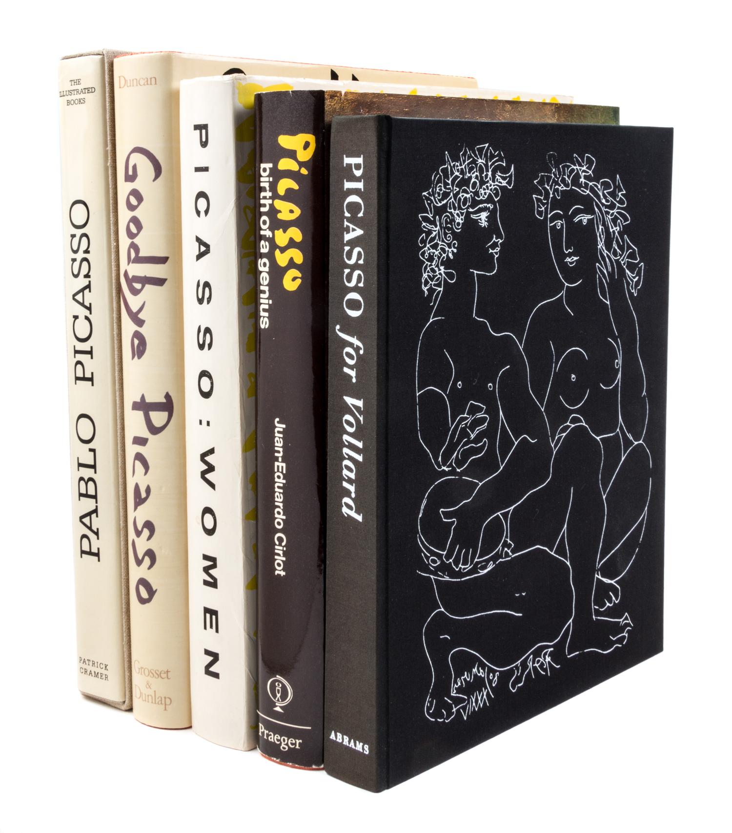 (PICASSO, PABLO) A group of 18 books.