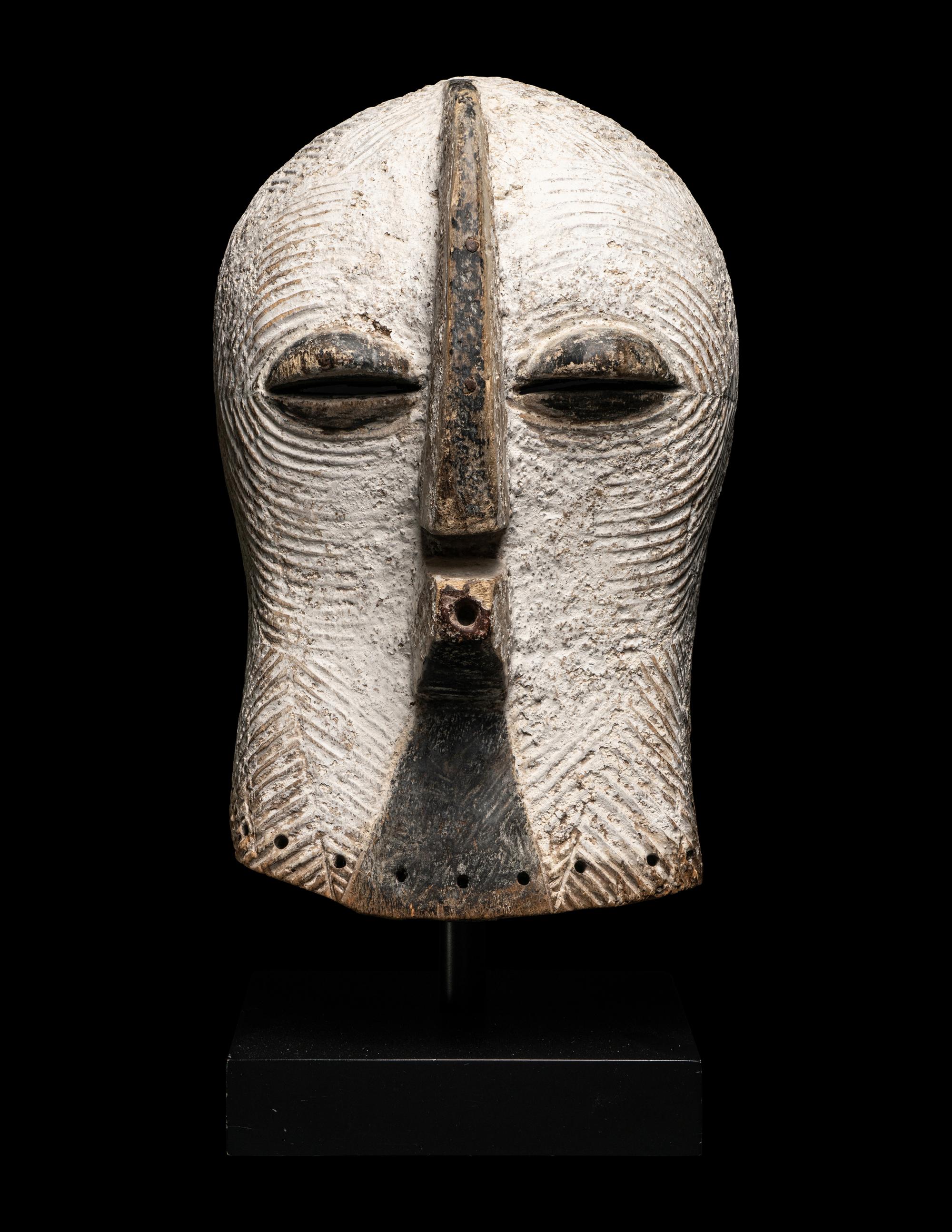 A Songye Wood Female Mask (Kifwebe)