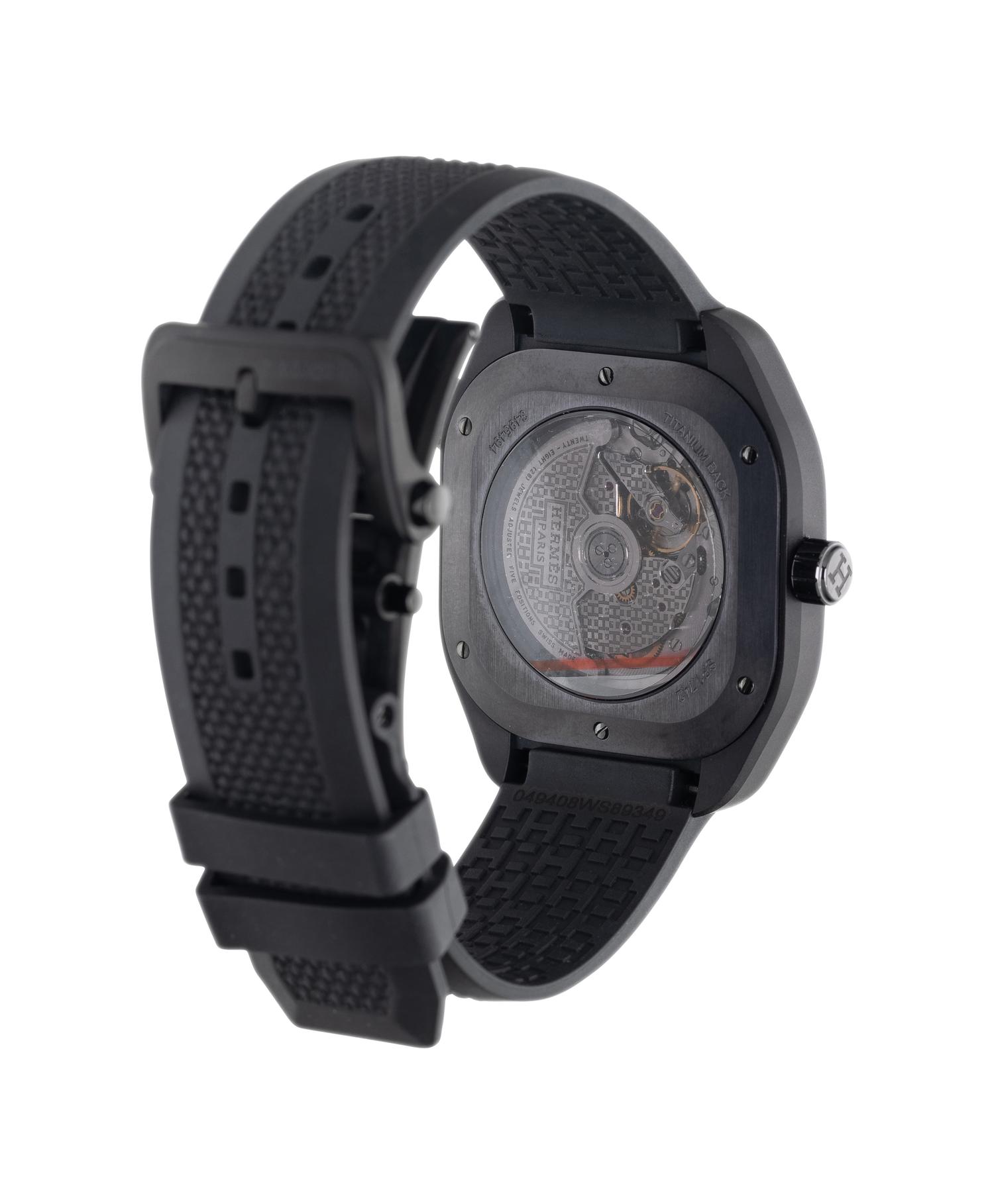 HERMES, REF. SP1.742 TITANIUM 'H08' WATCH