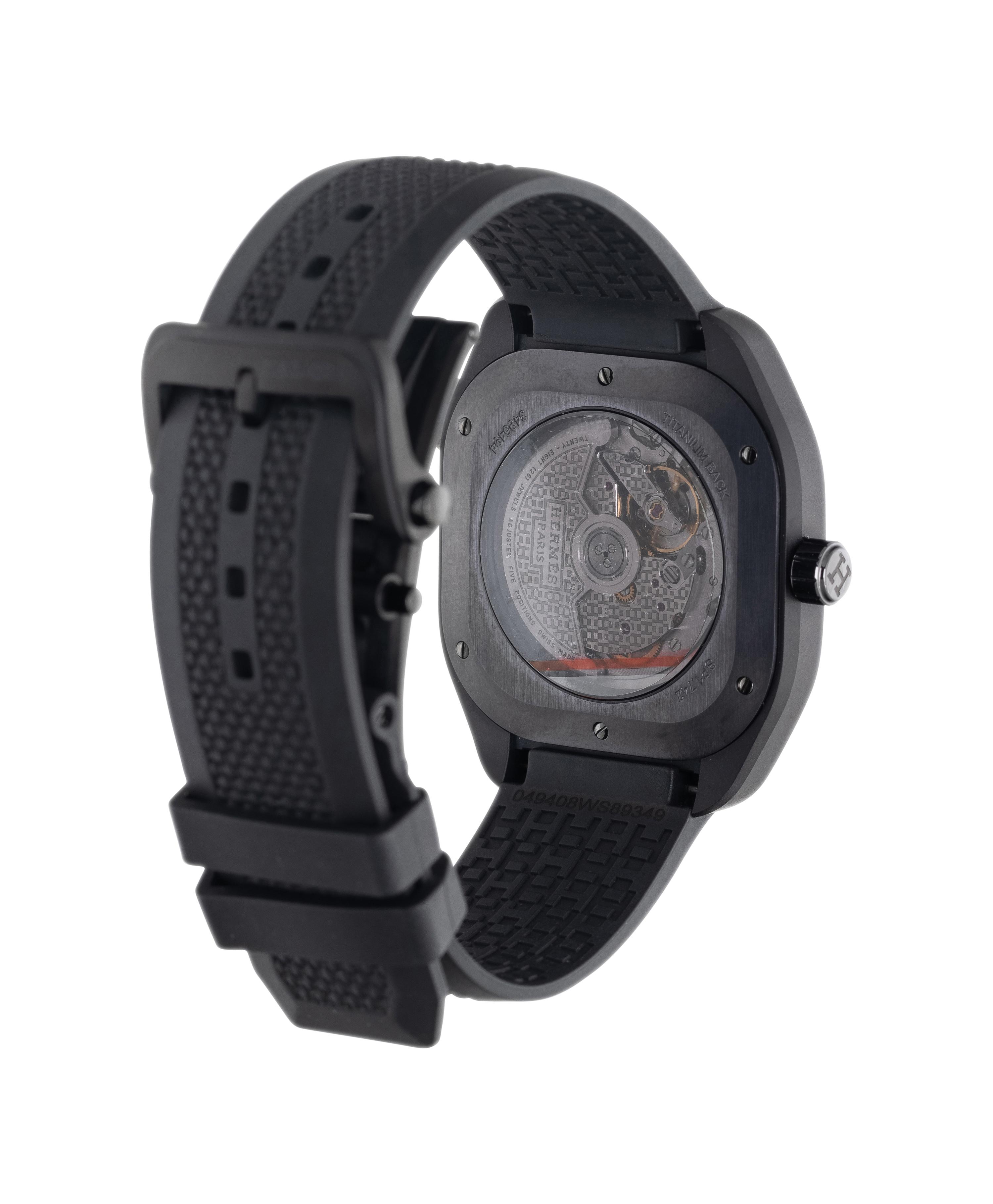 HERMES, REF. SP1.742 TITANIUM 'H08' WATCH