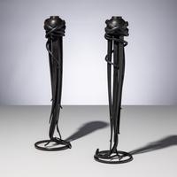 Albert Paley (American, b. 1944) — Pair of Candlesticks, 1993