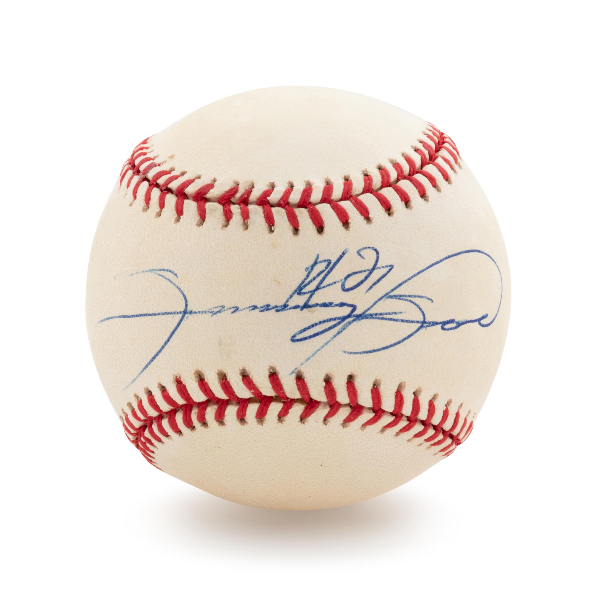 Two Sammy Sosa Signed Items,