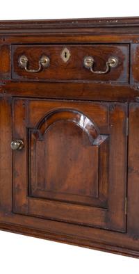 A George III Style Walnut Serving Cabinet