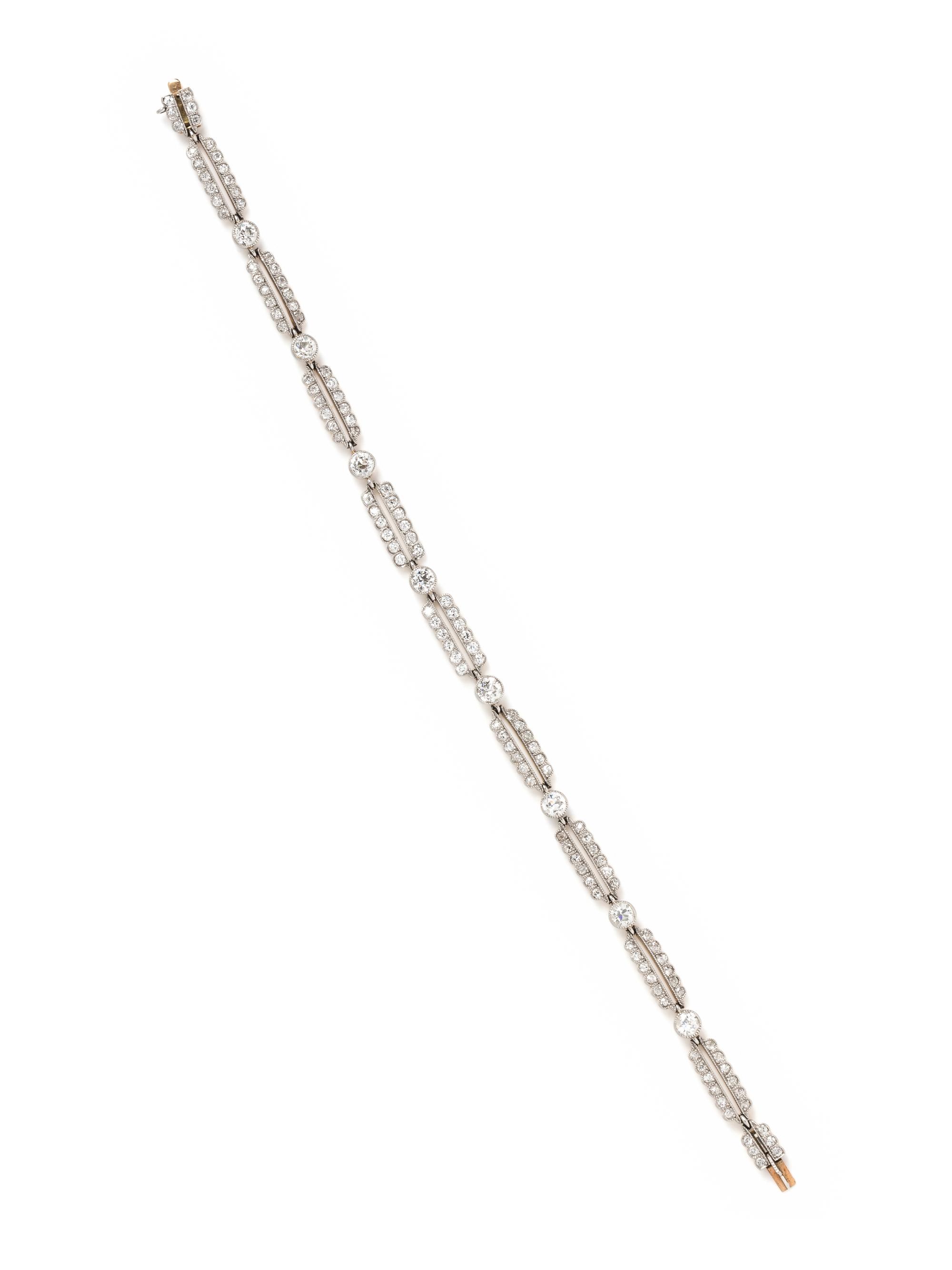 MARCUS & CO., ANTIQUE, DIAMOND BRACELET