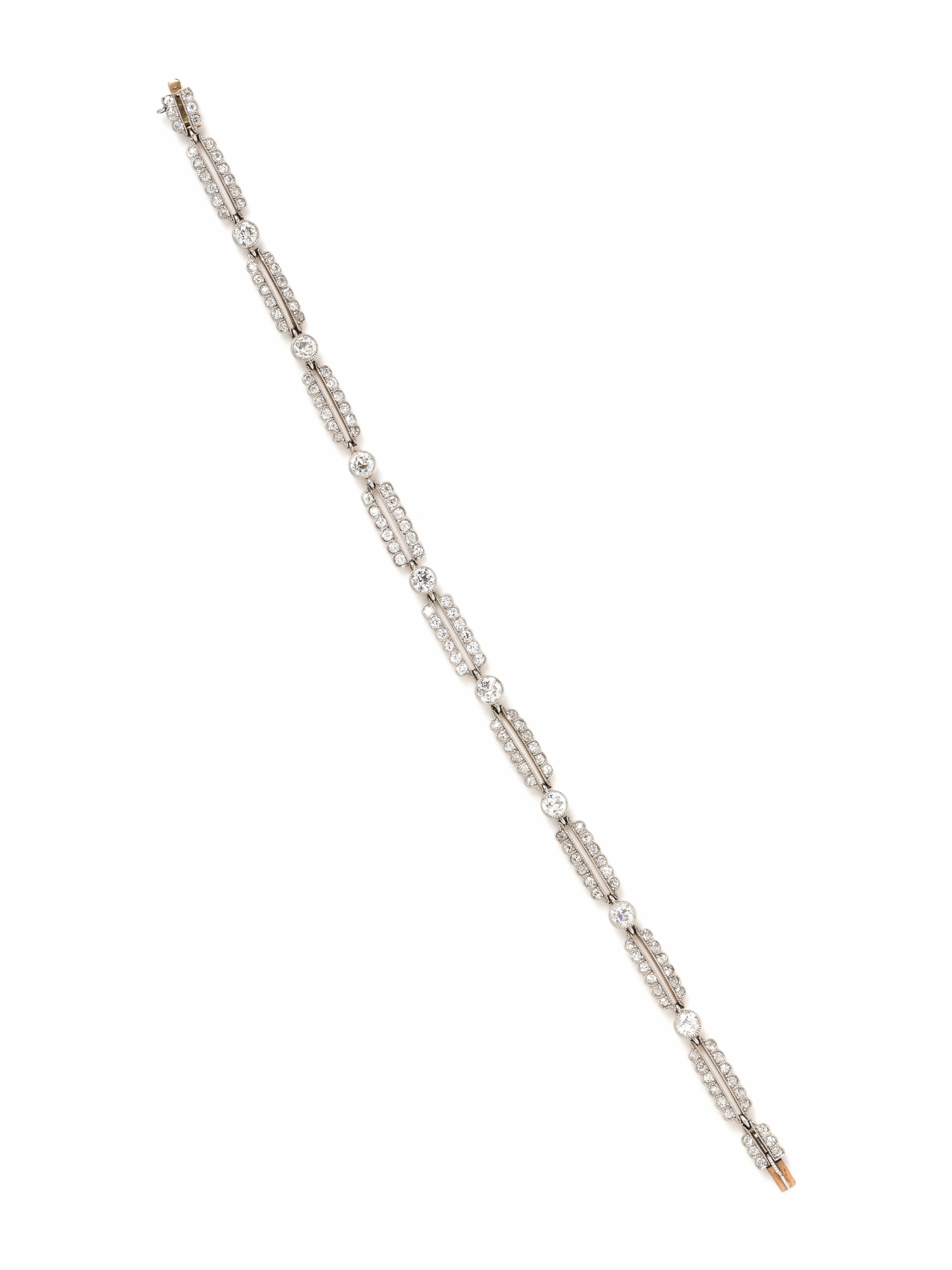 MARCUS & CO., ANTIQUE, DIAMOND BRACELET