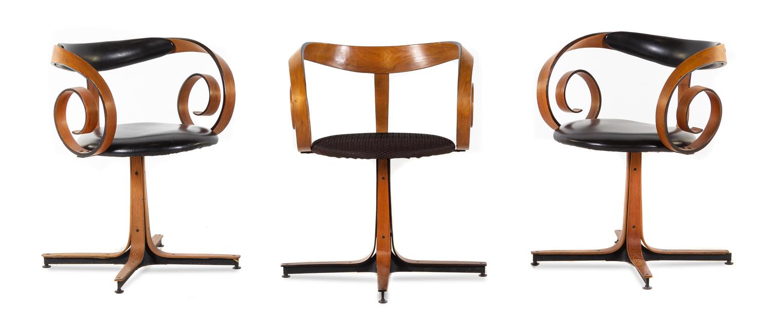Three Armchairs Plycraft, USA