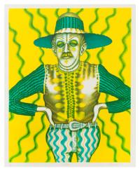 Ed Paschke, (American, 1935-2004), Hubert, 1976
