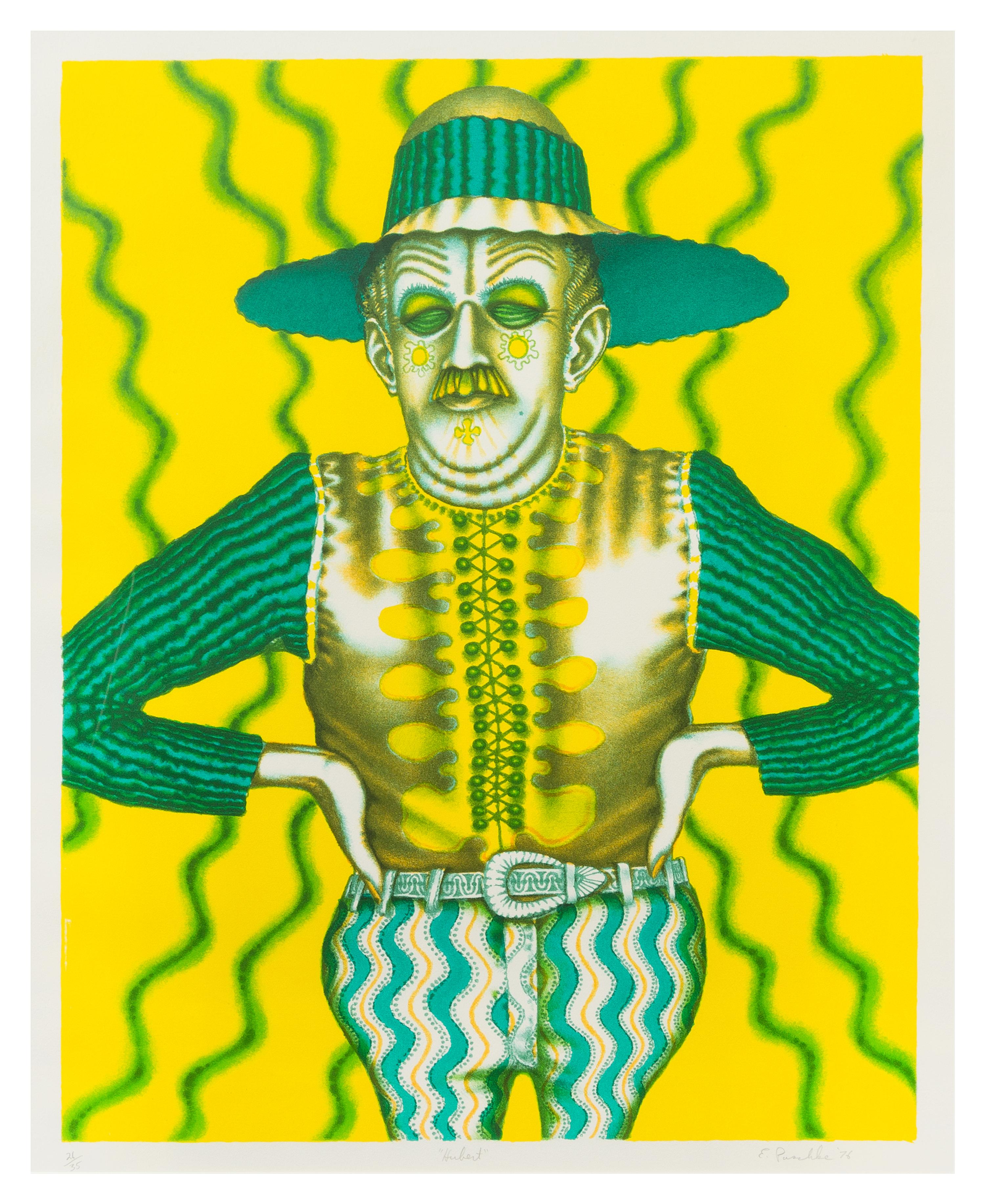 Ed Paschke, (American, 1935-2004), Hubert, 1976